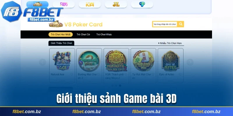 Giới thiệu sảnh Game bài 3D
